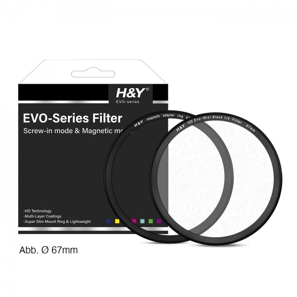 H&Y HD EVO Black Mist 1/2 Filter 77mm
