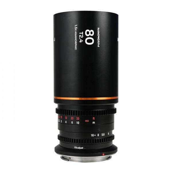 LAOWA Nanomorph 80mm T2.4 1.5X S35 orange Nikon Z
