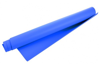 HELIOS Kunststoff Hintergrund blau 100x130cm
